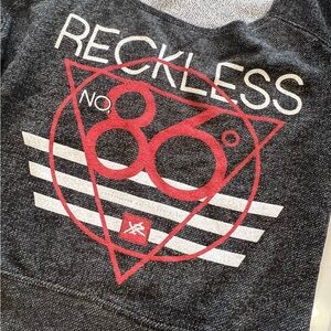 Young & Reckless Black and White Knit Top Women’s Size Small